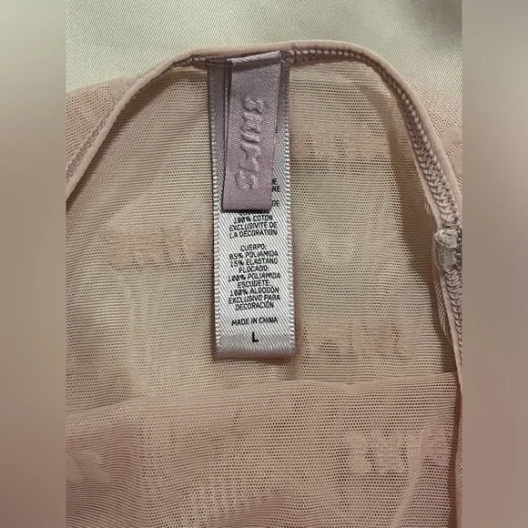 SKIMS After Hours Sheer Cami Bodysuit in “Orchid” - Picture 4 of 4